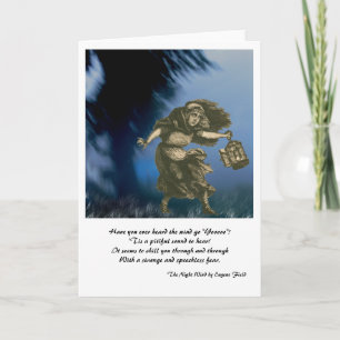 Het wenskaart van de Herfst van Halloween van de Kaart