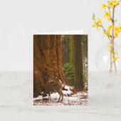 Het Wenskaart van de Herten van de muilezel Kaart (Gele Bloem)