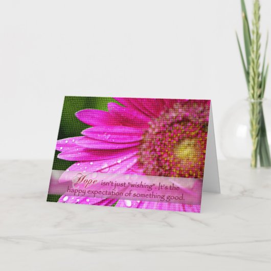 Het Wenskaart van de hoop Kaart (Voorkant)