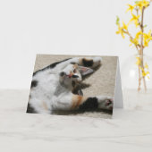 Het Wenskaart van de hoop Kaart (Gele Bloem)