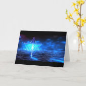 Het Wenskaart van de Inspiratie van Dreamtime Kaart (Gele Bloem)