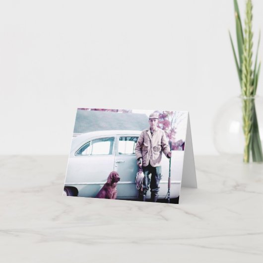 Het Wenskaart van de Jacht van de eend Kaart (Voorkant)