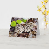 Het Wenskaart van de Jager van de morille Kaart (Gele Bloem)