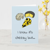 Het Wenskaart van de kaas Kaart (Gele Bloem)