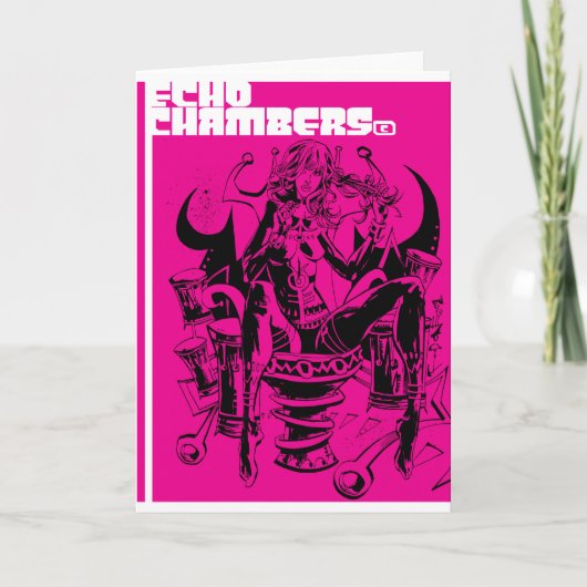 Het Wenskaart van de Kamers van de echo Kaart (Voorkant)