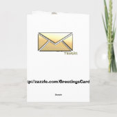 Het Wenskaart van de karate Kaart (Achterkant)