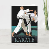 Het Wenskaart van de karate Kaart (Voorkant)