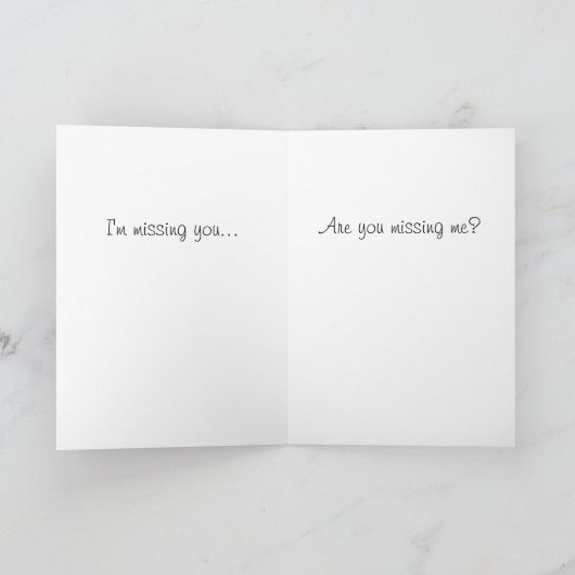 Het Wenskaart van de kat Kaart (Binnen)