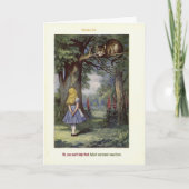 Het Wenskaart van de KAT van Cheshire Kaart (Voorkant)