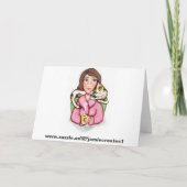 Het Wenskaart van de Kat & van de Hond van het Kaart (Achterkant)