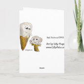 Het Wenskaart van de Kegels van het Roomijs van de Kaart (Achterkant)