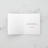 Het Wenskaart van de kerstboom Feestdagen Kaart (Binnen)