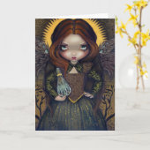 Het Wenskaart van de "kleding van Alchimie" Kaart (Gele Bloem)