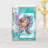 Het Wenskaart van de Kleine Dingen is verheugend Kaart (Gele Bloem)