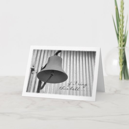 Het Wenskaart van de Klok van het diner Kaart (Voorkant)