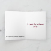 Het Wenskaart van de kolibrie Kaart (Binnen)