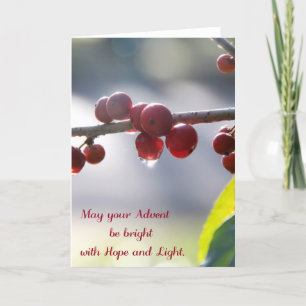 Het Wenskaart van de komst Feestdagen Kaart