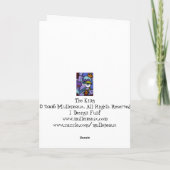 Het wenskaart van de Koning Kaart (Achterkant)