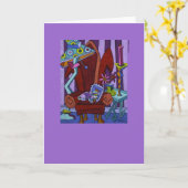 Het wenskaart van de Koning Kaart (Gele Bloem)