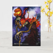 Het Wenskaart van de Koning van de oogst Kaart (Gele Bloem)