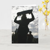 Het wenskaart van de Koning van het skateboard Kaart (Gele Bloem)