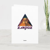 Het Wenskaart van de Kraai van de waterverf Kaart (Achterkant)