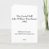 Het Wenskaart van de kristallen bol Kaart (Achterkant)