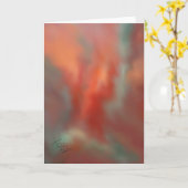 Het Wenskaart van de Kunst van de opvlieging Kaart (Gele Bloem)