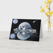 Het Wenskaart van de Kunst van het Wild van de Kaart (Gele Bloem)