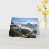 Het Wenskaart van de Kust van Oregon Kaart (Gele Bloem)