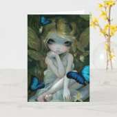 Het Wenskaart van de "lelie" Kaart (Gele Bloem)