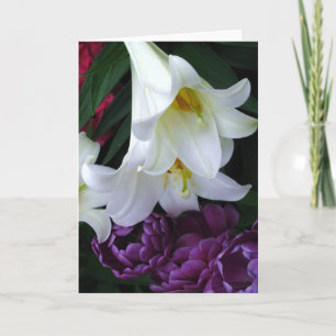Het Wenskaart van de lelie Kaart