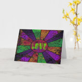 Het Wenskaart van de liefde Kaart (Gele Bloem)