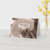 Het Wenskaart van de Liefde van de orchidee Kaart (Gele Bloem)