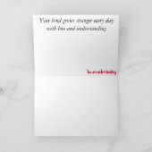 Het Wenskaart van de liefde van een moeder Kaart (Binnen)