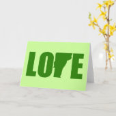 Het Wenskaart van de Liefde van Vermont Kaart (Gele Bloem)