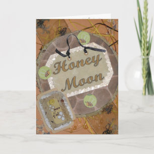 Het Wenskaart van de Maan van de Fee van de honing Kaart