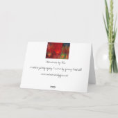 Het Wenskaart van de Manie van de Ballon van de Kaart (Achterkant)