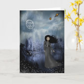 Het Wenskaart van de Meisjes van de dierenriem - Kaart (Gele Bloem)