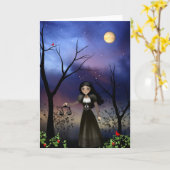 Het Wenskaart van de Meisjes van de dierenriem - Kaart (Gele Bloem)