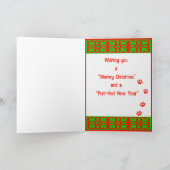 Het Wenskaart van de Minnaar van de Kat van Feestdagen Kaart (Binnen)