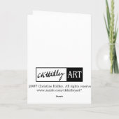 Het Wenskaart van de moeder en van het Kind Feestdagen Kaart (Achterkant)