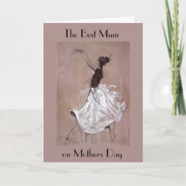 HET WENSKAART VAN DE MOEDERDAG VAN HET ART DECO KAART
