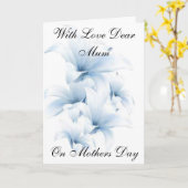 HET WENSKAART VAN DE MOEDERDAG VAN LELIES KAART (Gele Bloem)