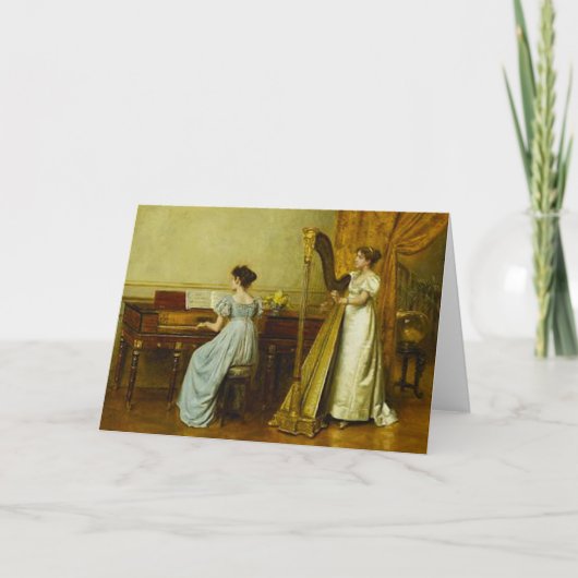 Het Wenskaart van de Music Room Kaart (Voorkant)