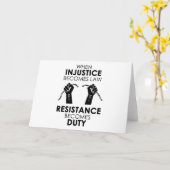 Het Wenskaart van de onrechtvaardigheid Kaart (Gele Bloem)