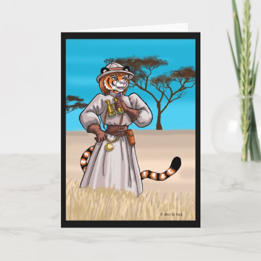 Het Wenskaart van de ontdekkingsreiziger Kaart (Voorkant)