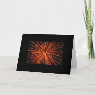 Het Wenskaart van de Ontwerper van het vuurwerk Kaart