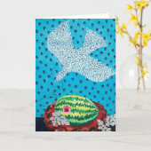 Het Wenskaart van de overeenstemming door Kaart (Gele Bloem)