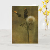 Het Wenskaart van de paardebloem Kaart (Gele Bloem)